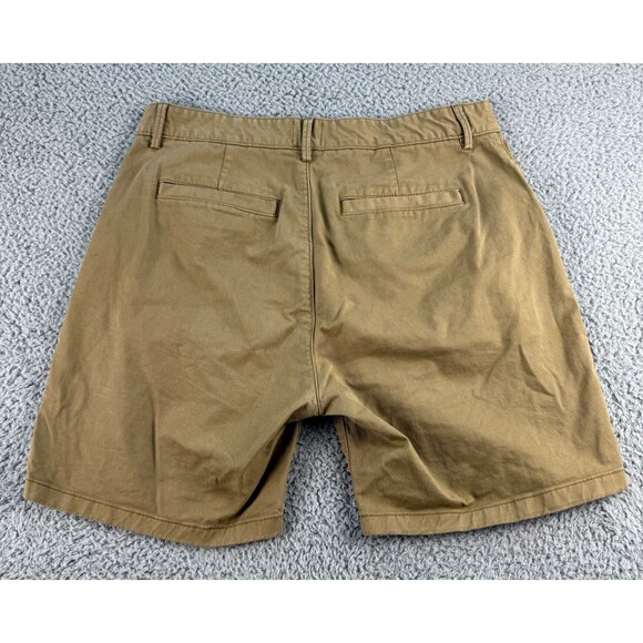 Flint and Tinder Shorts Mens 33 Tan 365 Stretch Twill Chino Short 9" Huckberry - Picture 2 of 12